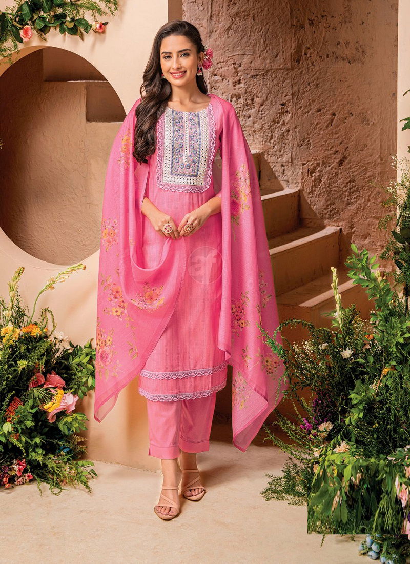 Af Preety Petals Viscose Readymade Suits Catalog
